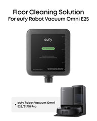 eufy vertido en la base del robot demostrando instalación rápida