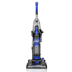 Eureka PowerSpeed front view showing compact upright design and strong suction