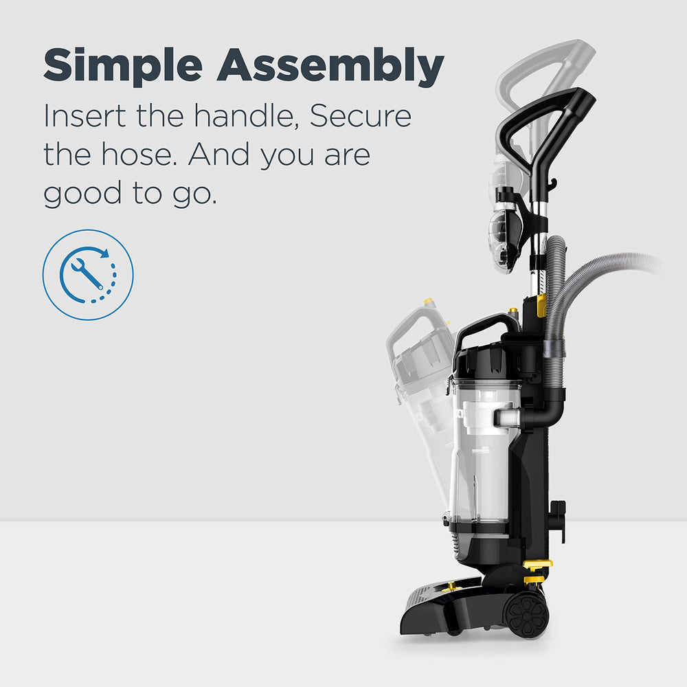 Eureka PowerSpeed in a living room delivering fast whole-home cleaning benefit