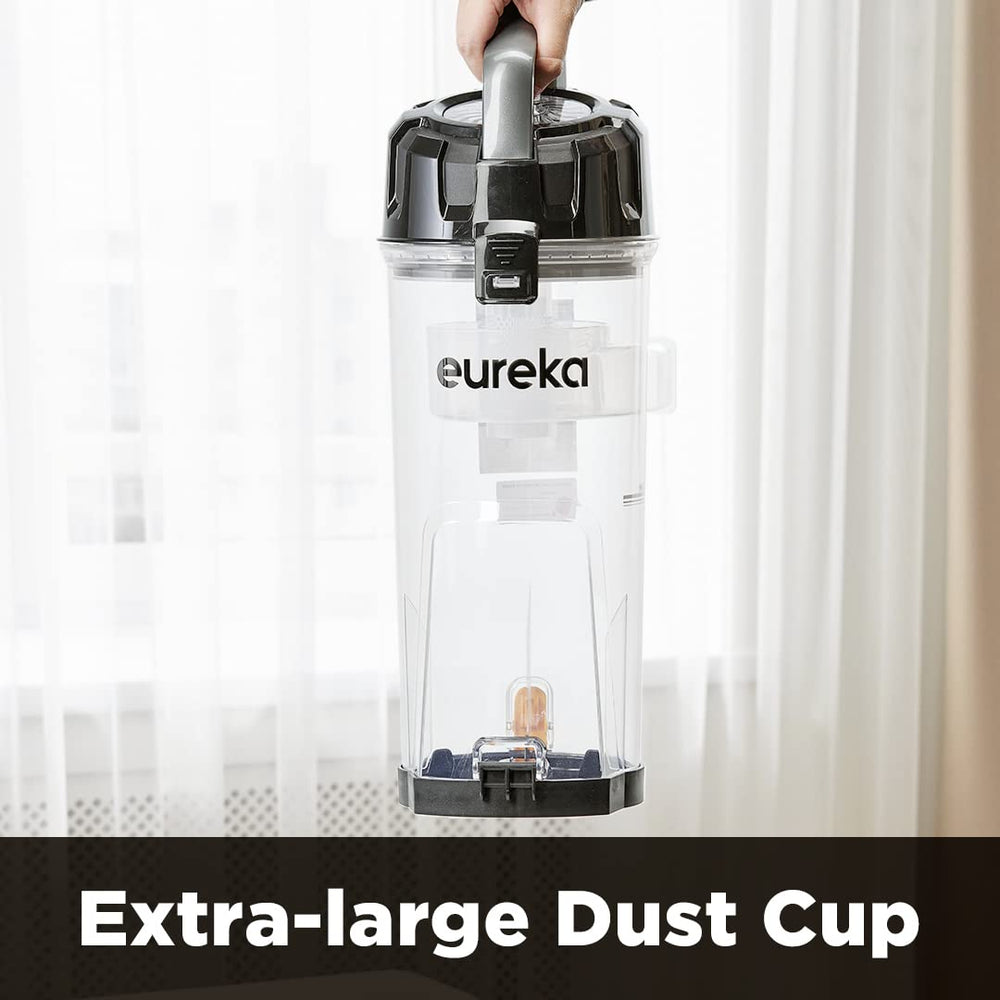 Eureka PowerSpeed roller brush close-up showing tangle-resistant design benefit
