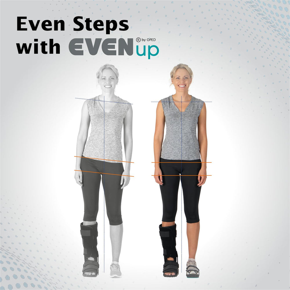 EVENup size chart and measuring guide helping select correct size