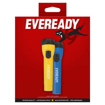 EVEREADY paquete de 8 linternas desplegadas en mesa para almacenamiento múltiple