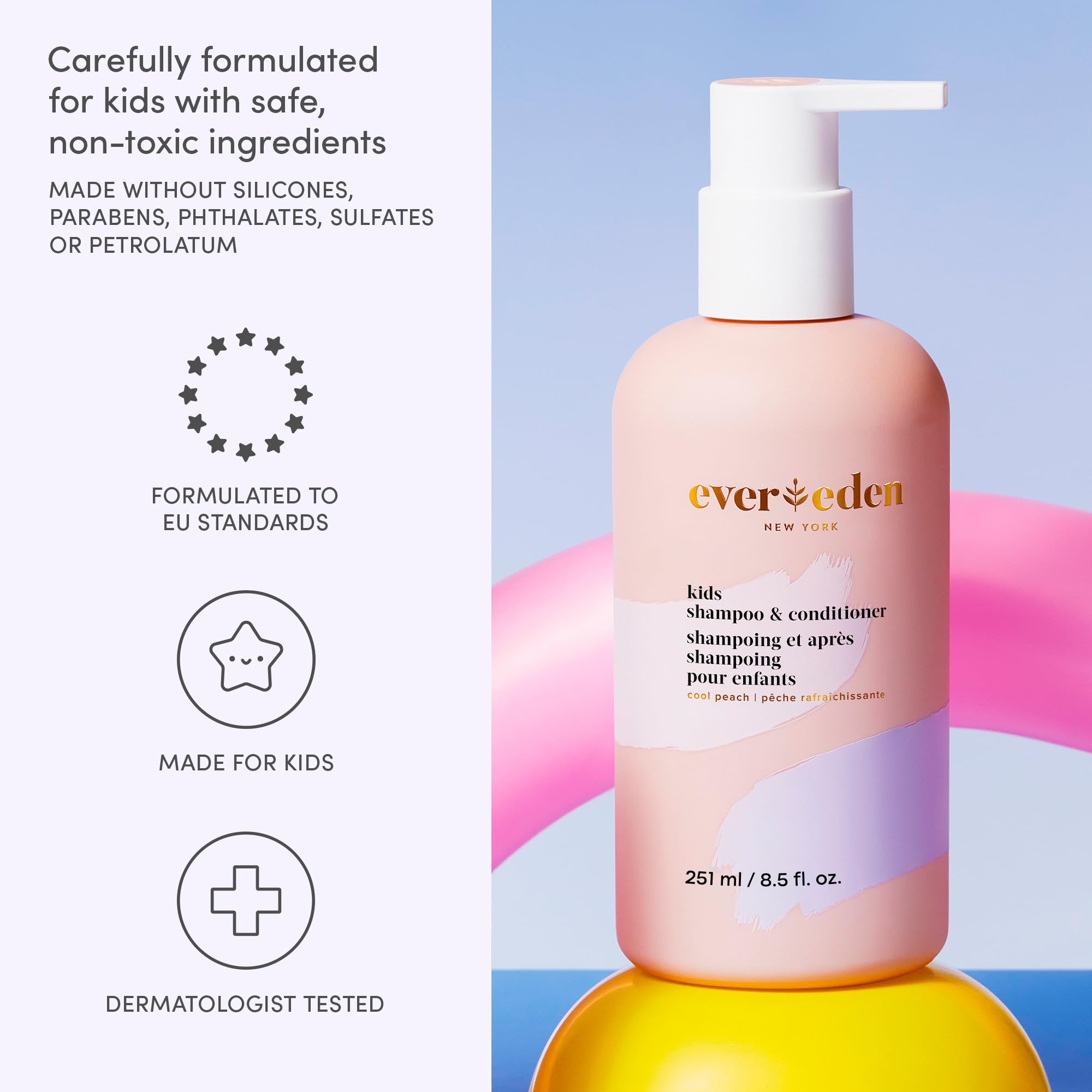 Evereden aplicación en ducha facilitando lavado fácil para niños