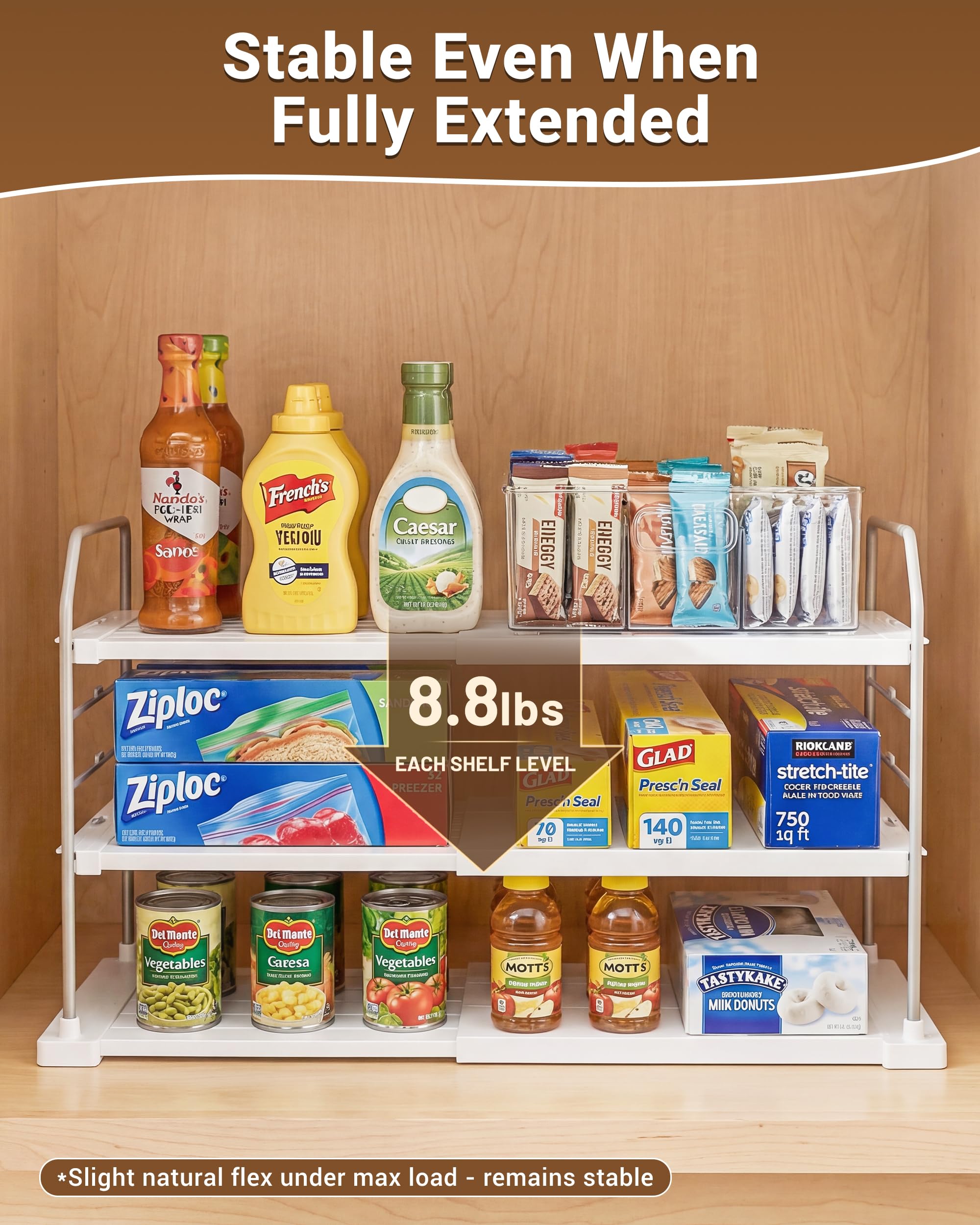 EVERIE on kitchen countertop in daily use, keeps pantry staples organized