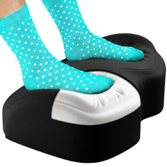 Everlasting Comfort vista frontal del reposapiés mostrando forma ergonómica y confort
