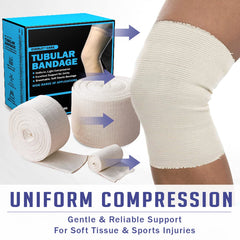 EVERLIT vendaje aplicado en rodilla ofreciendo soporte estable