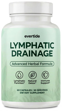 Evertide front packaging showing bottle and 60 capsules for convenient 30-day supply