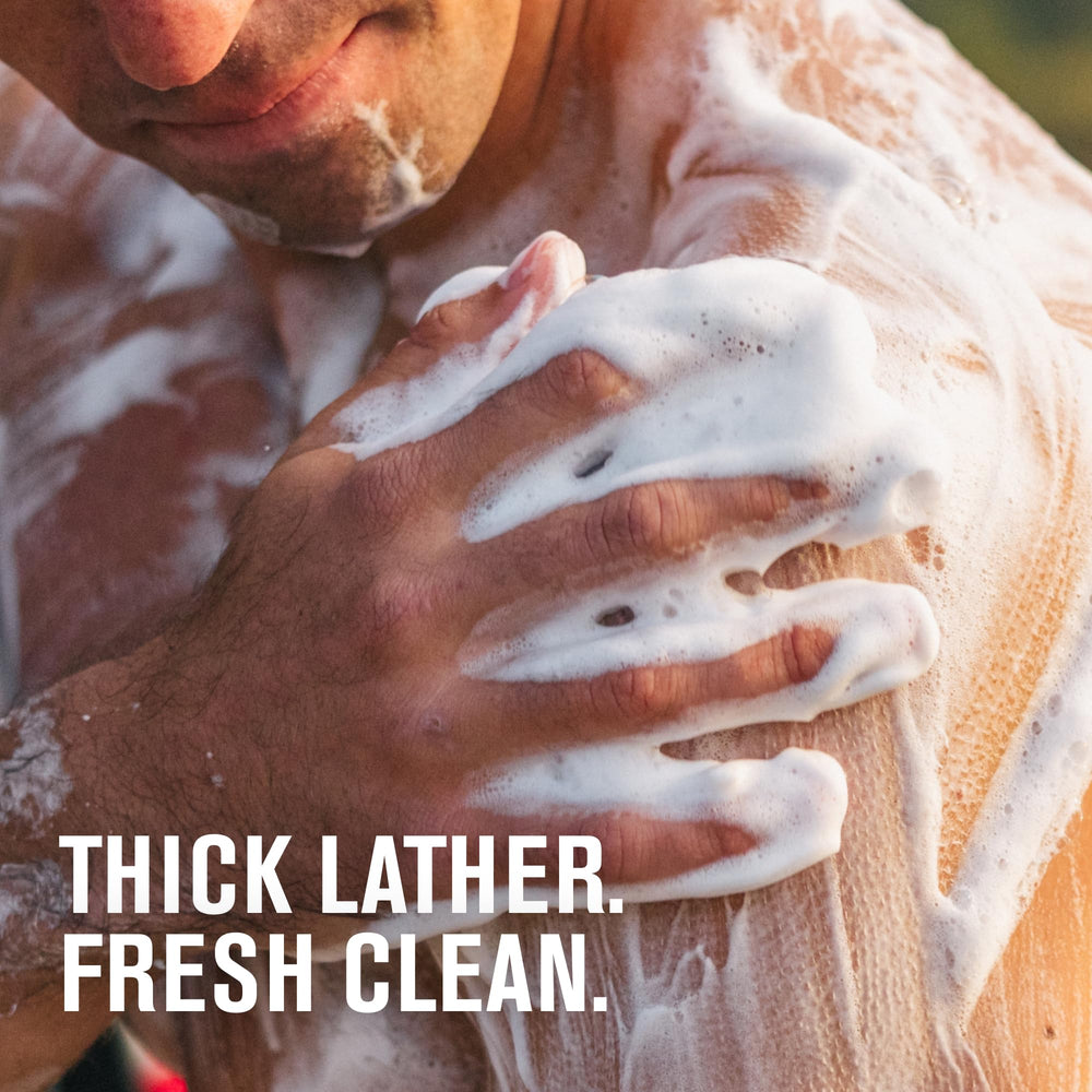 Every Man Jack rich lather closeup demonstrating deep cleansing and hydration