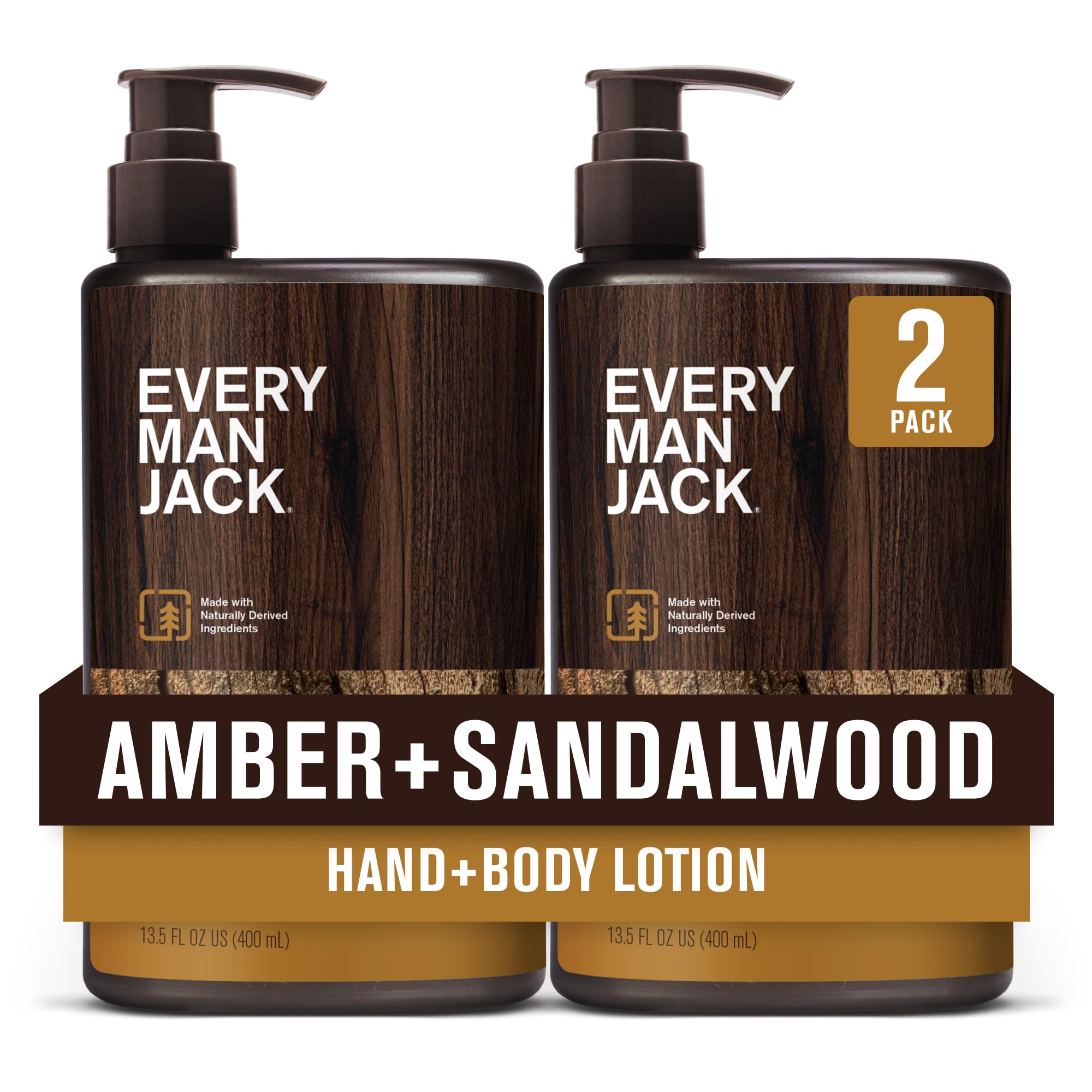 Every Man Jack frente del pack de dos mostrando diseño y ahorro