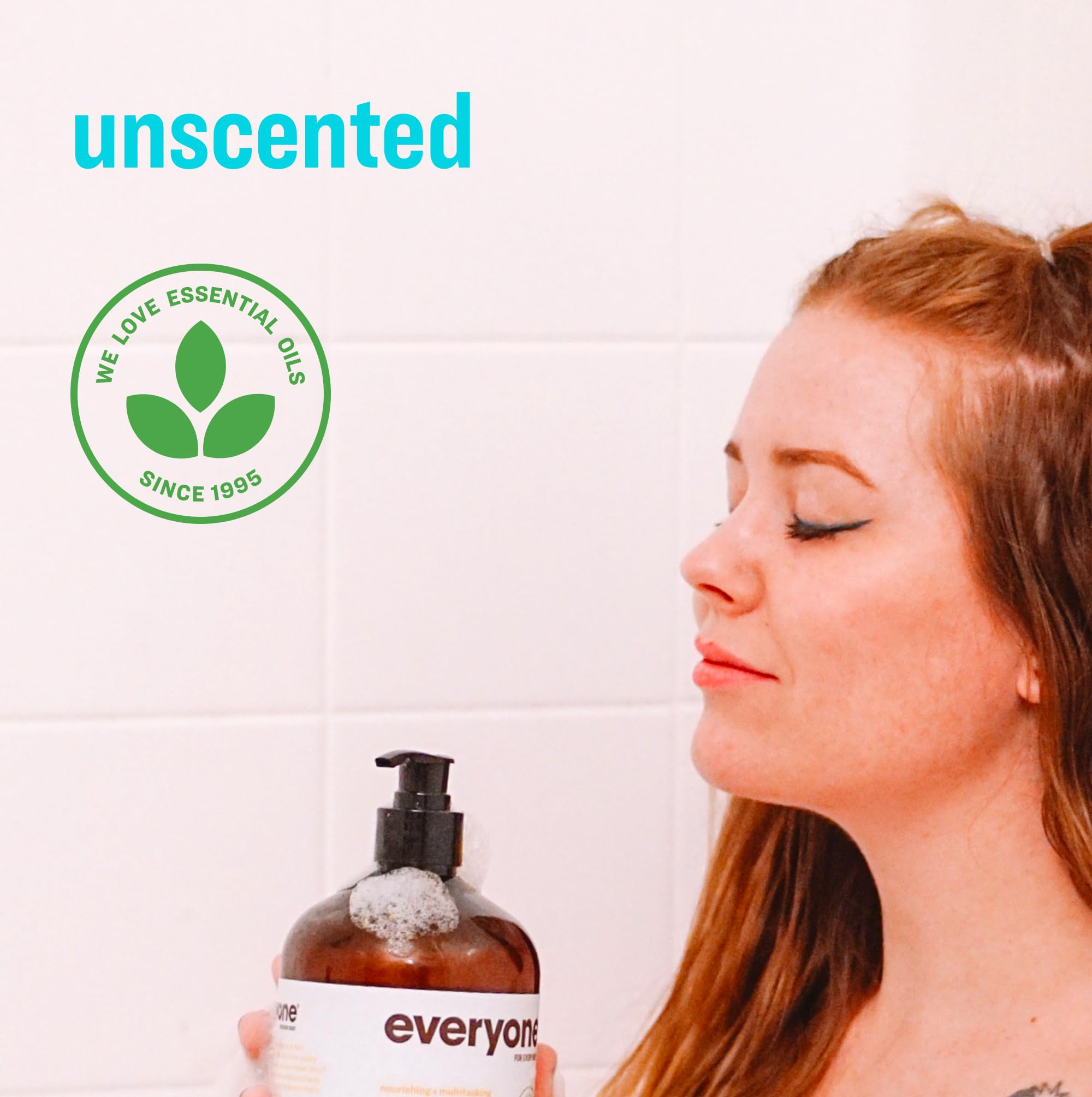 everyone for every body producto en uso en ducha, conveniente y económico