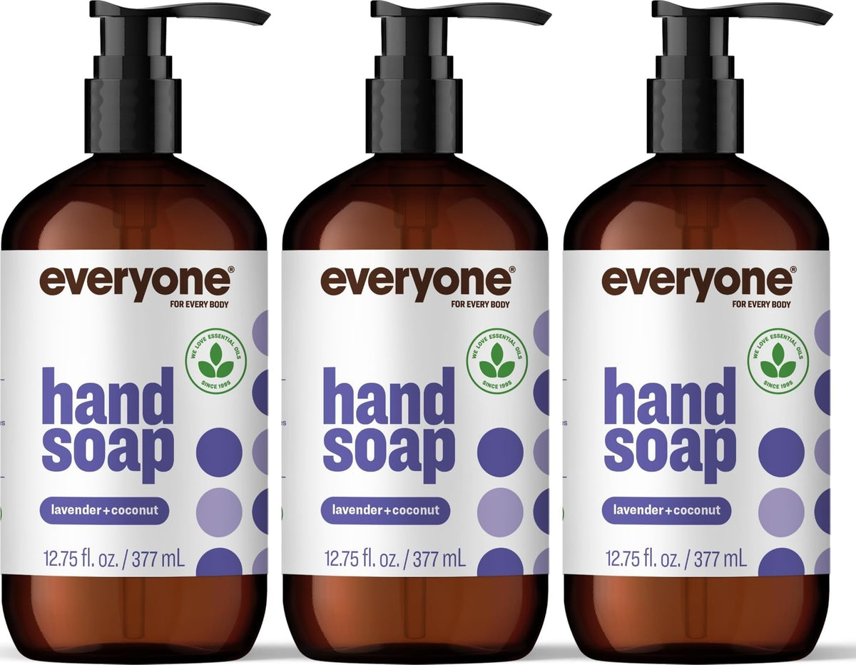 everyone frasco frontal mostrando etiqueta y fragancia lavanda coco