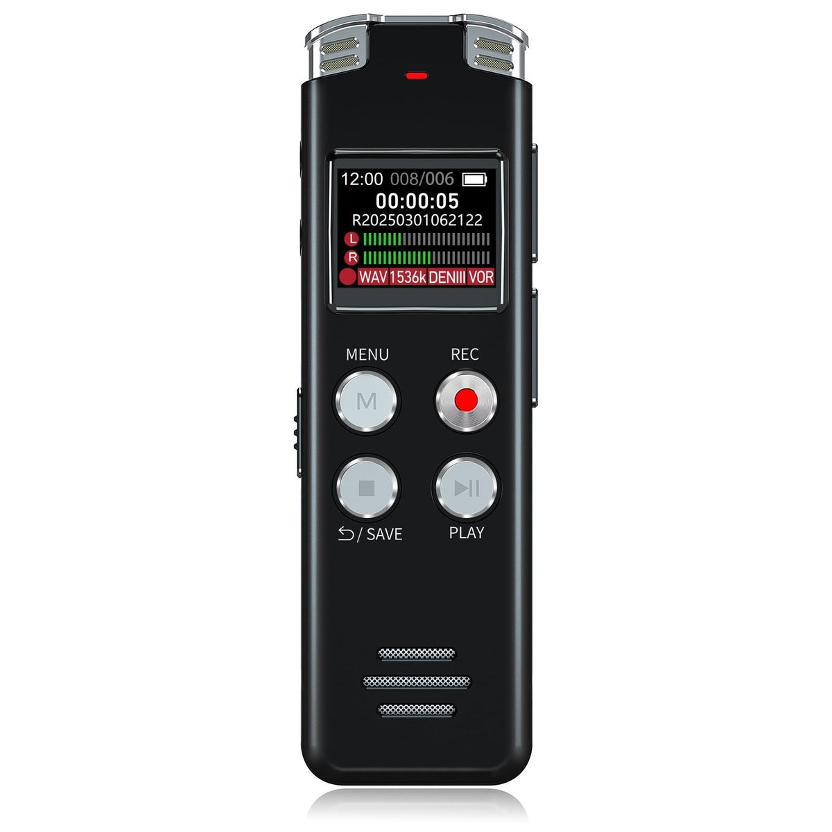 EVISTR L357 vista frontal metálica mostrando botones y diseño profesional