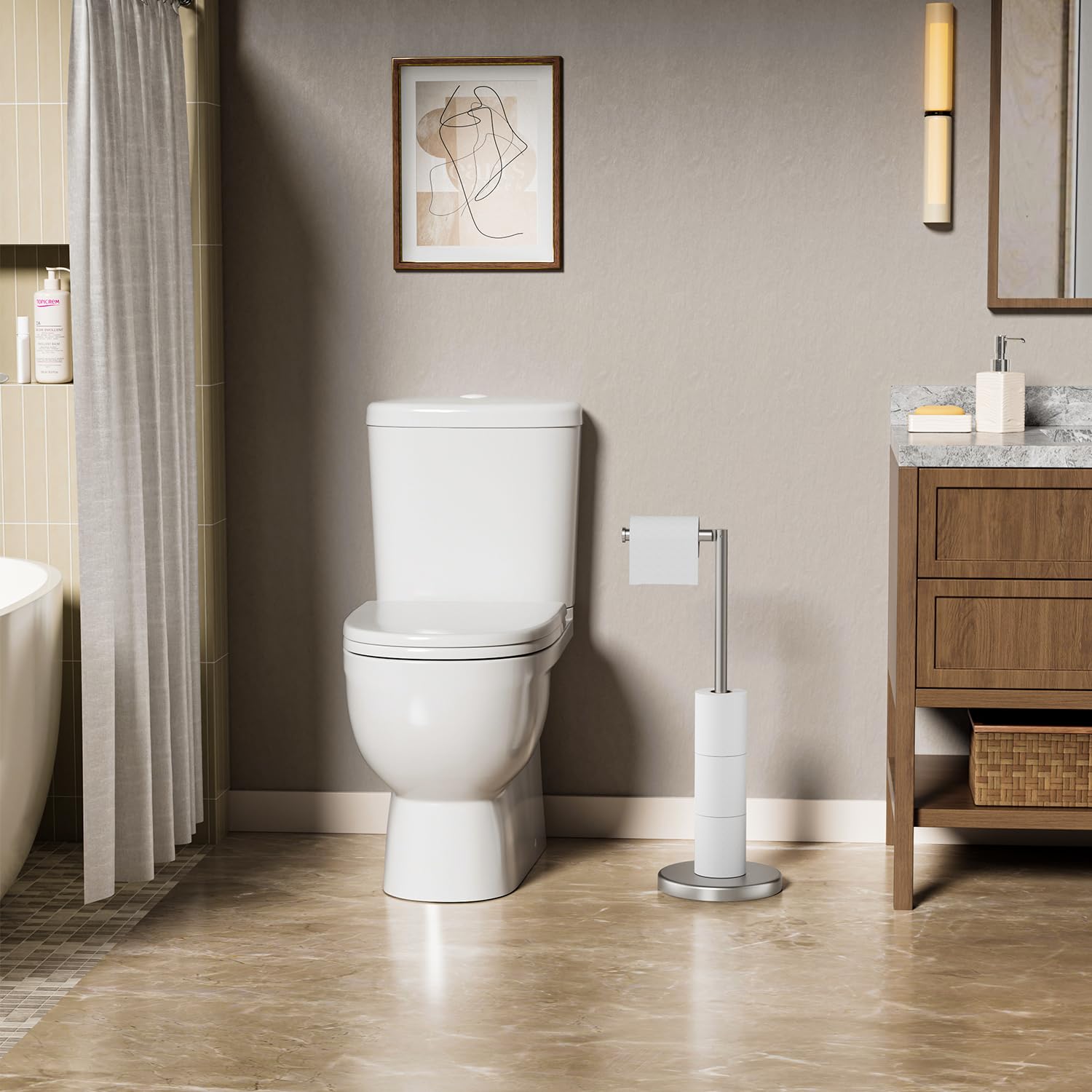 Evolvegoods rodillo dispensador con rollo jumbo compatible y fácil extracción