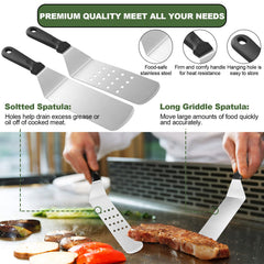 EWFEN cast iron griddle press detail demonstrating heavy-duty searing pressure