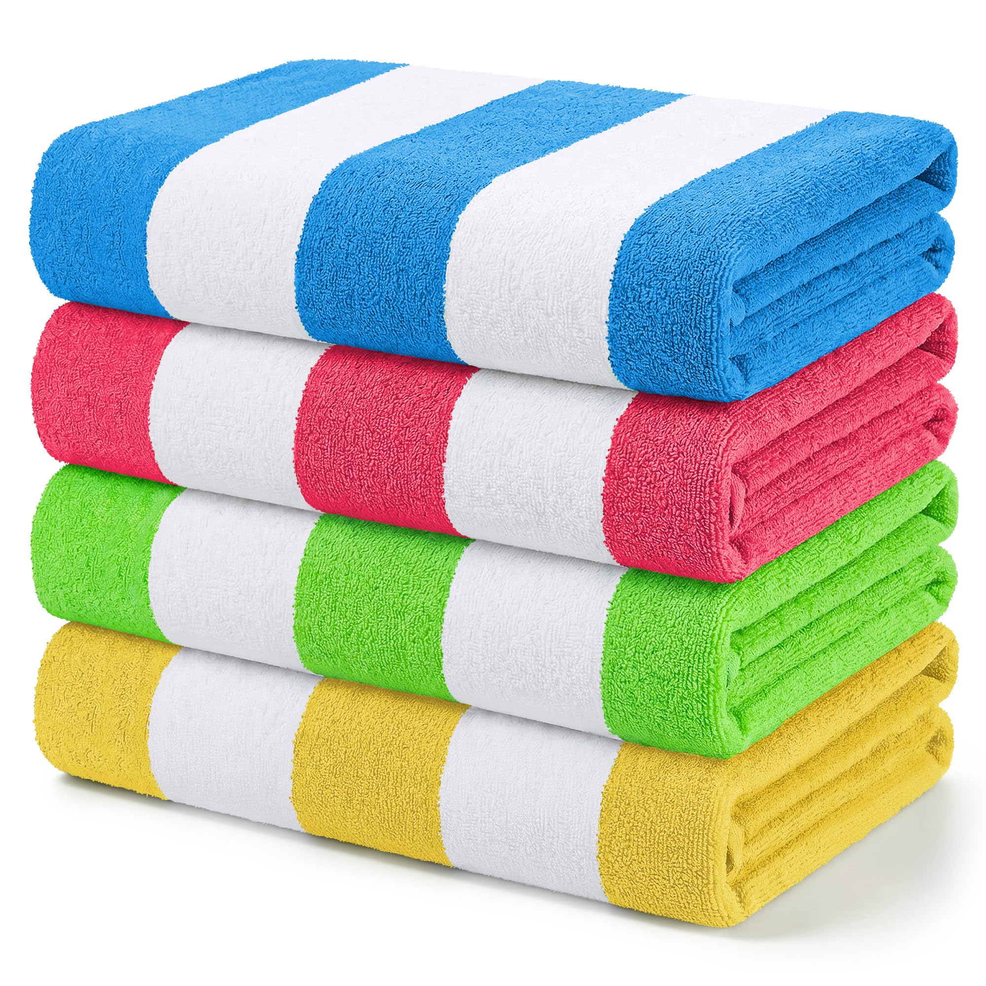Exclusivo Mezcla front pack of four towels shows value and portability