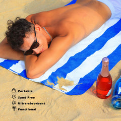 Exclusivo Mezcla towel folded compact for travel and easy packing