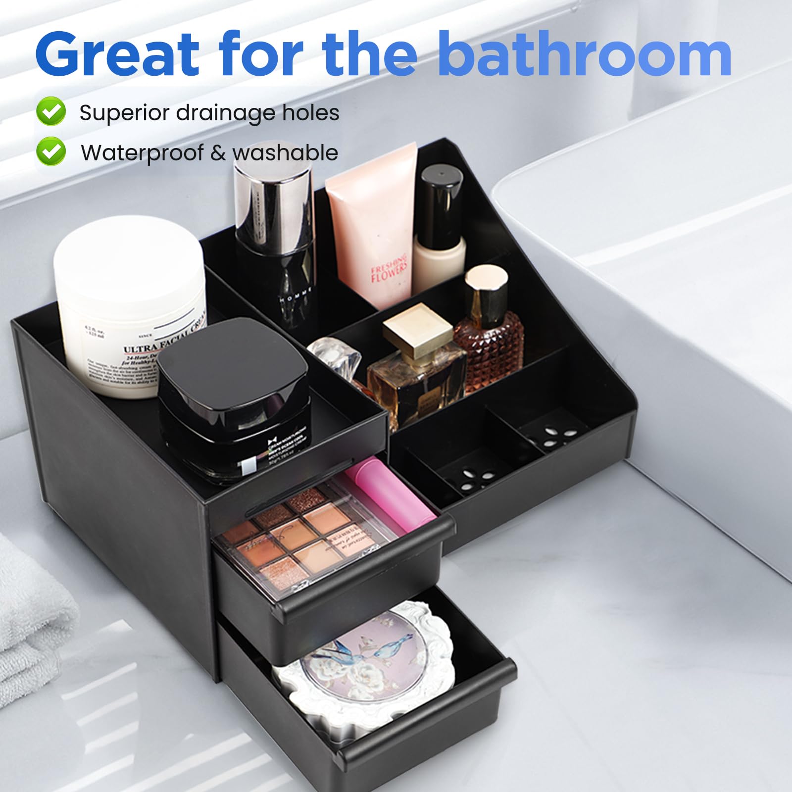 EXIN DECHEN en ambiente de baño mostrando orden y estética masculina