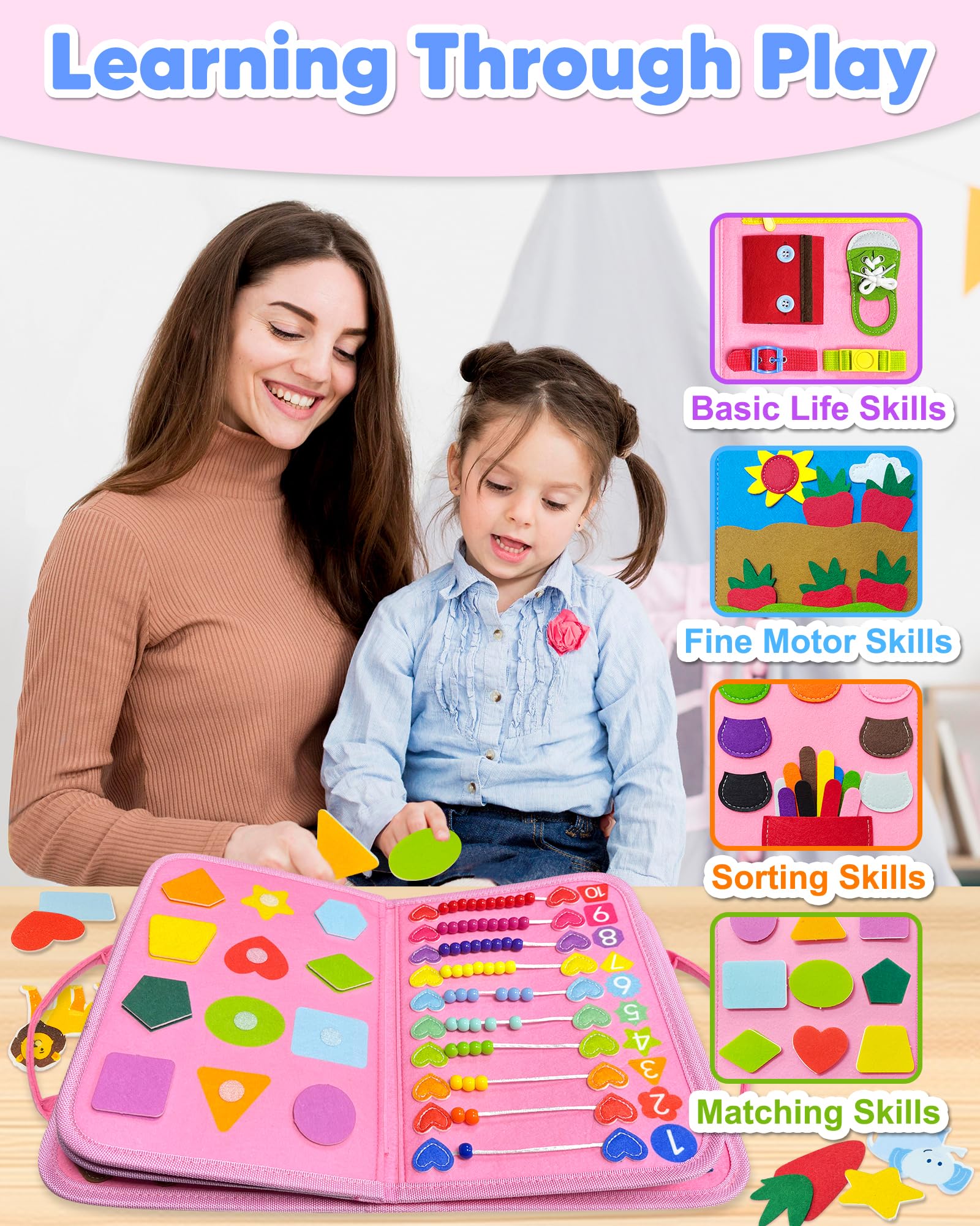 Exorany open pages layout showing multiple activities, encourages varied practice