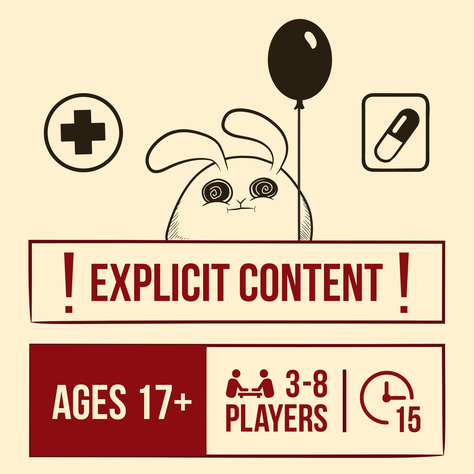 Exploding Kittens cartas en mano para comparar tamaño, ayuda a visualizar escala