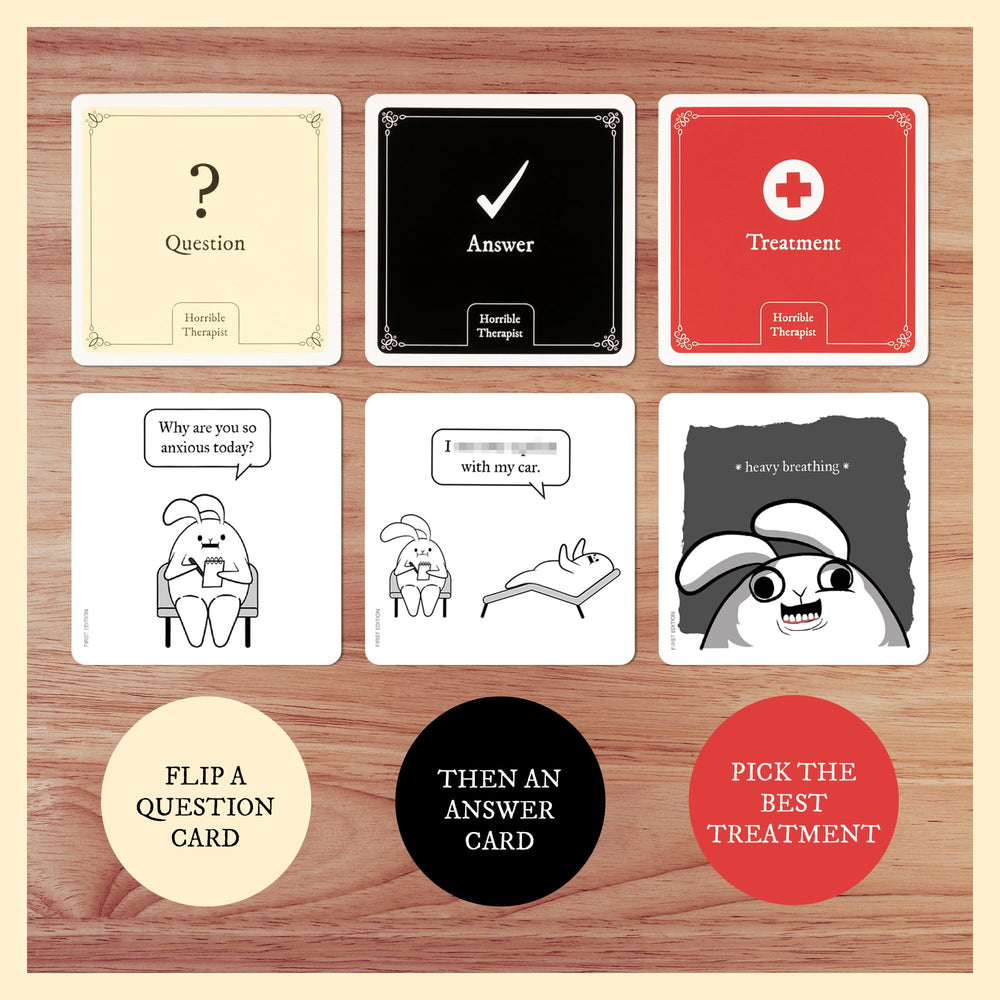 Exploding Kittens primer plano de ilustración de The Oatmeal, destaca humor gráfico