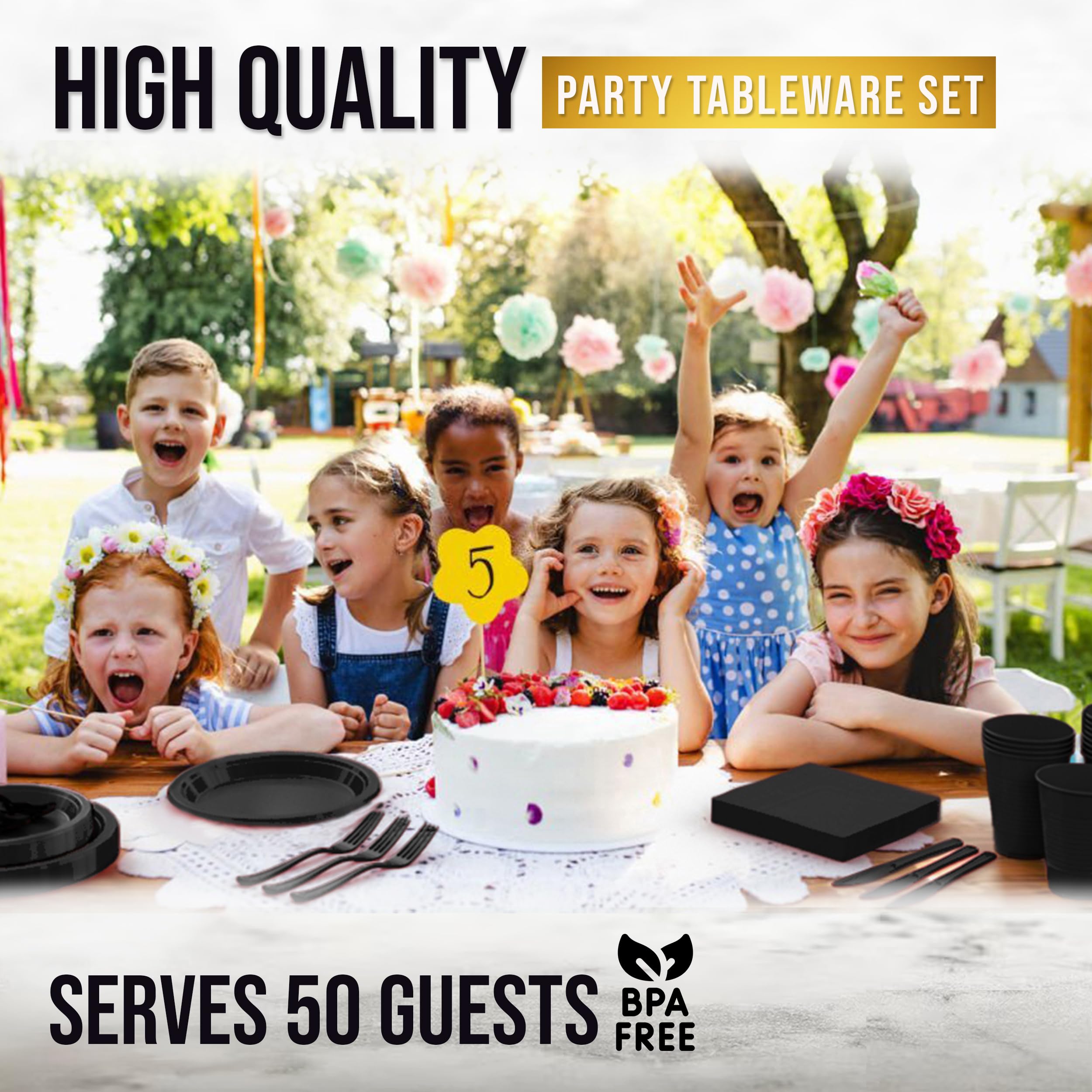 Exquisite mesa completa montada para fiesta con aspecto cohesivo y profesional