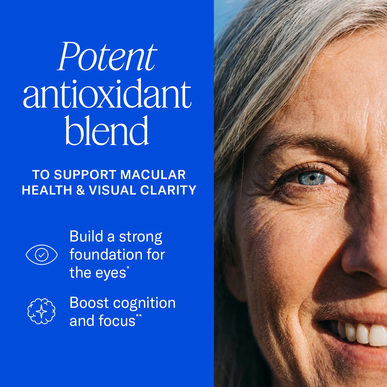 EyePromise etiqueta con información nutricional y dosis recomendada clara