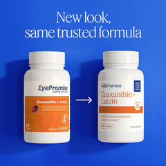 EyePromise softgel primer plano textura brillante para mejor absorción