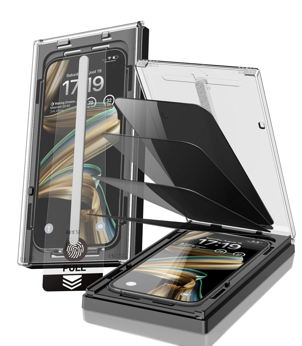 EZ-GLAZ vista frontal del empaque mostrando protector y marca