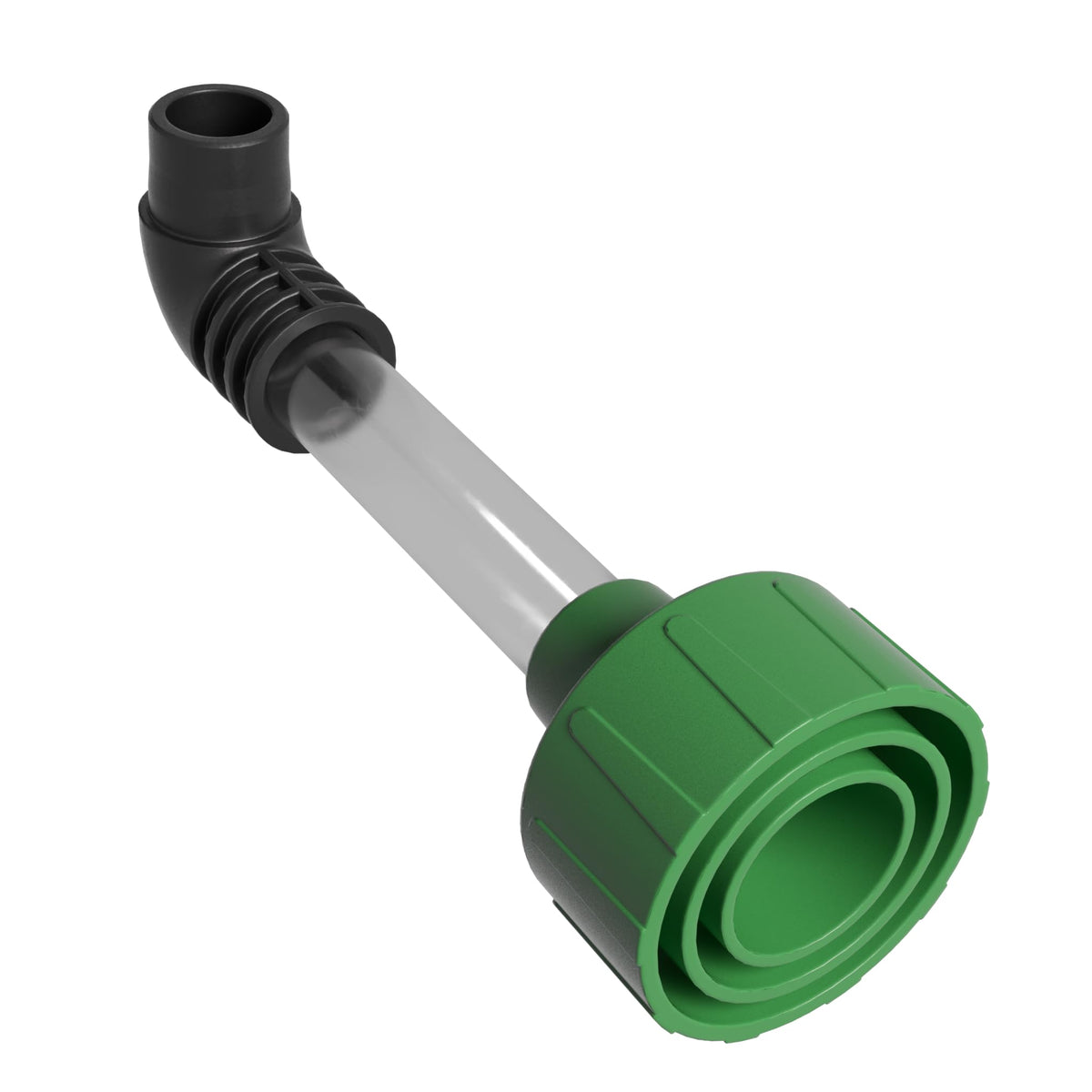 EZVAC frontal del adaptador mostrando el ajuste universal y beneficio de compatibilidad