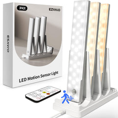 EZVALO paquete frontal con tres luces, visión clara del producto y beneficio de kit completo