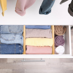 Fabsome muelle ajustable expuesto que permite adaptar los divisores a diferentes profundidades