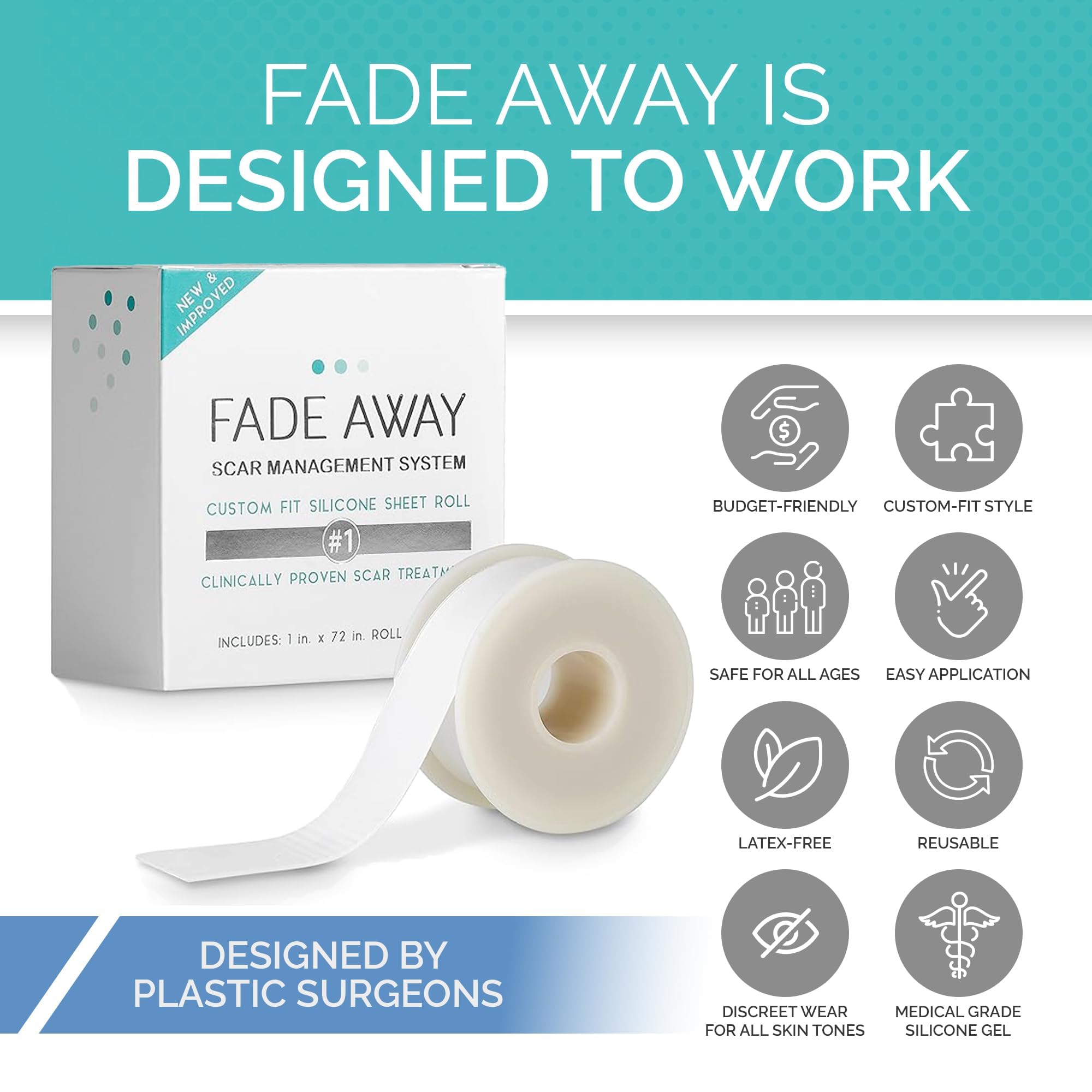 Fade Away estuche de viaje compacto que facilita llevar el tratamiento