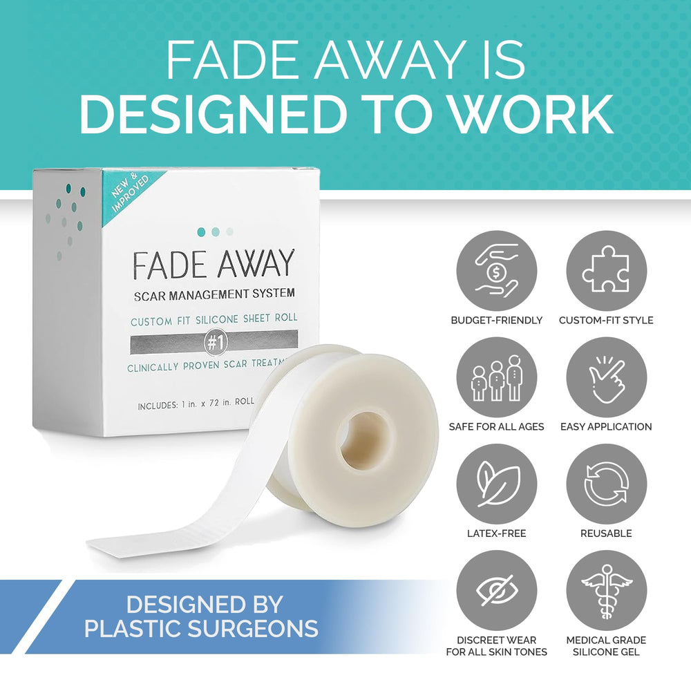 Fade Away estuche de viaje compacto que facilita llevar el tratamiento