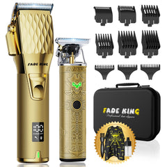 FADEKING clippers front view showing controls and sturdy metal body for reliable handling