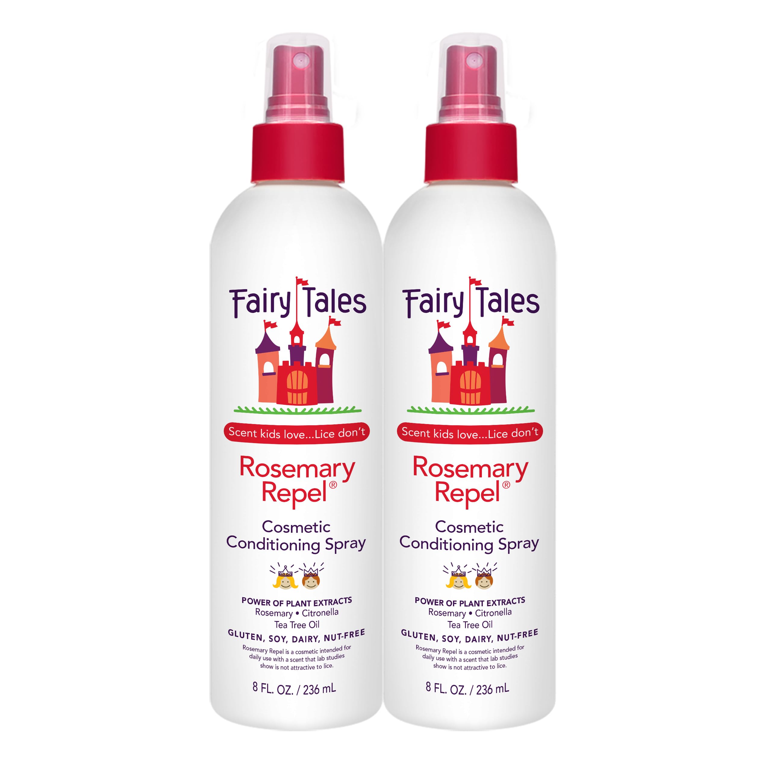 Fairy Tales envase frontal mostrando diseño y tamaño práctico para niños