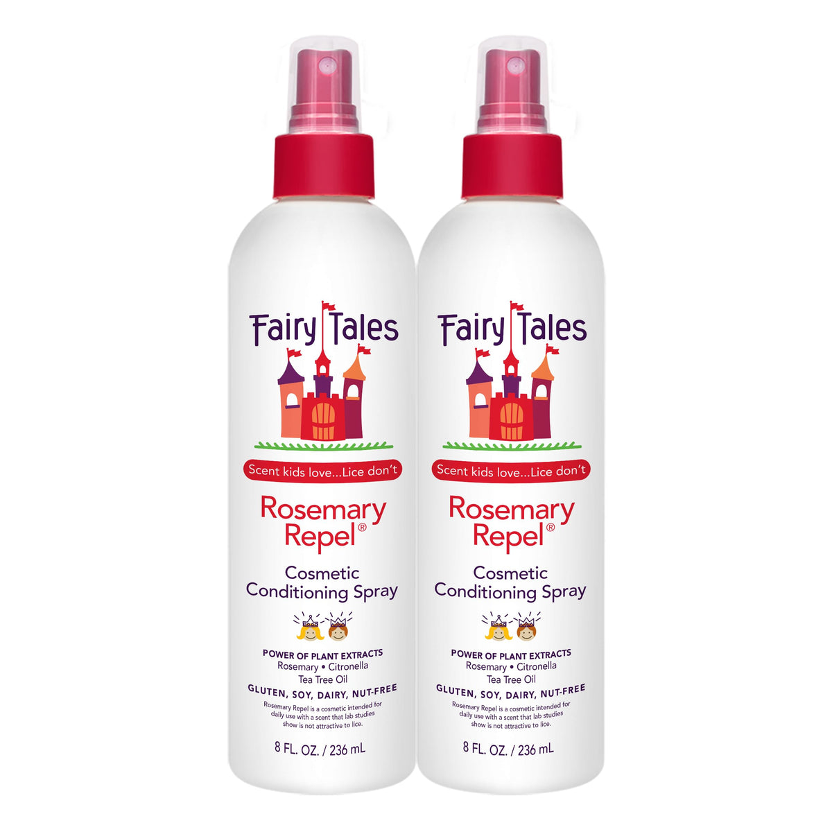 Fairy Tales envase frontal mostrando diseño y tamaño práctico para niños