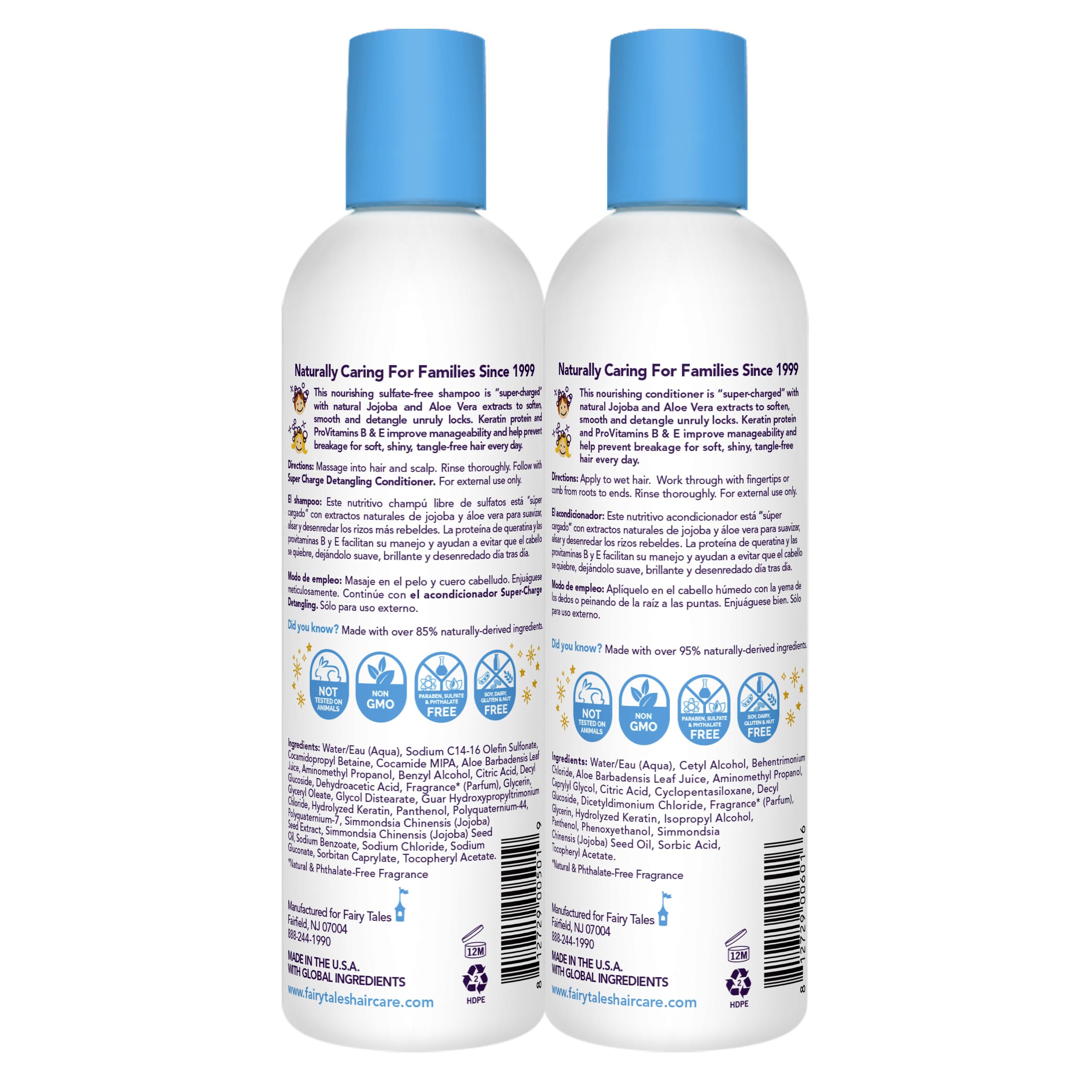 Fairy Tales detalle de la tapa fácil de abrir y dosificar el producto