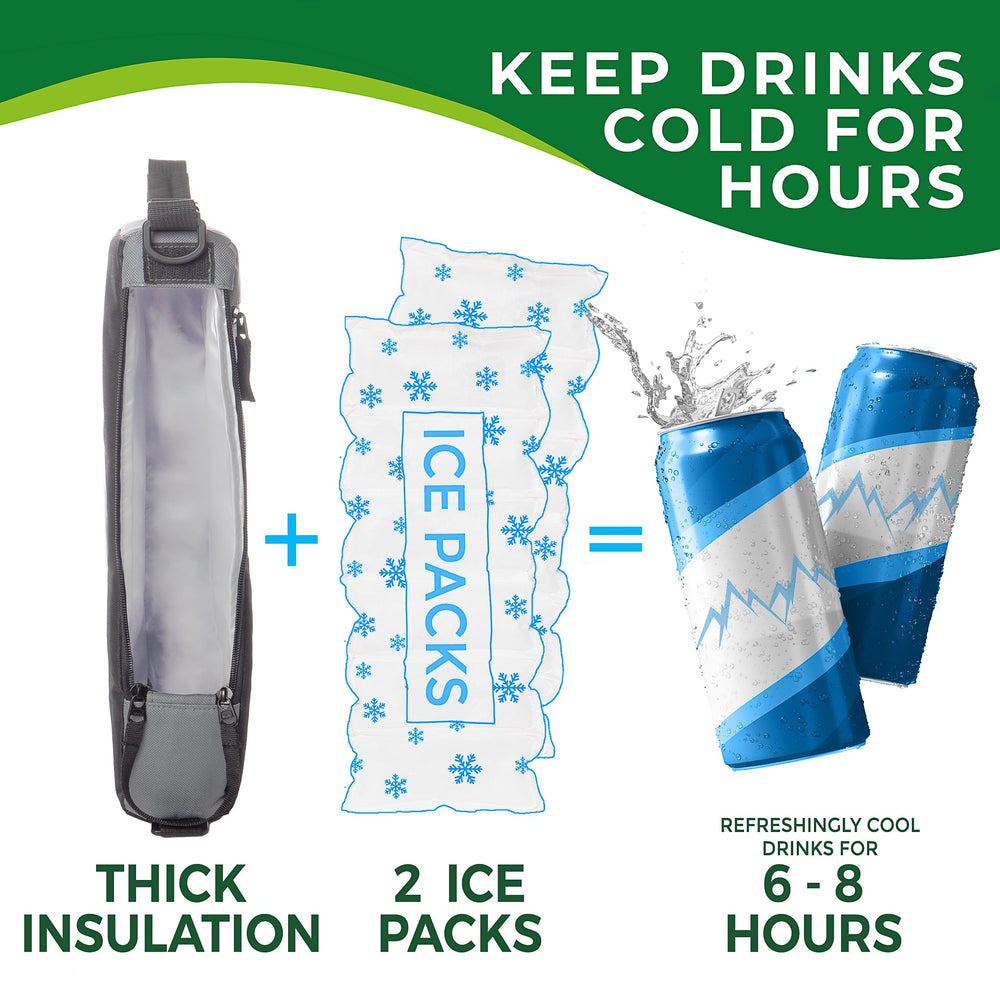 Falcona Wild dos packs de hielo incluidos listos para activarse y enfriar