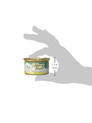 Fancy Feast detalle de la etiqueta con ingredientes claros y calidad