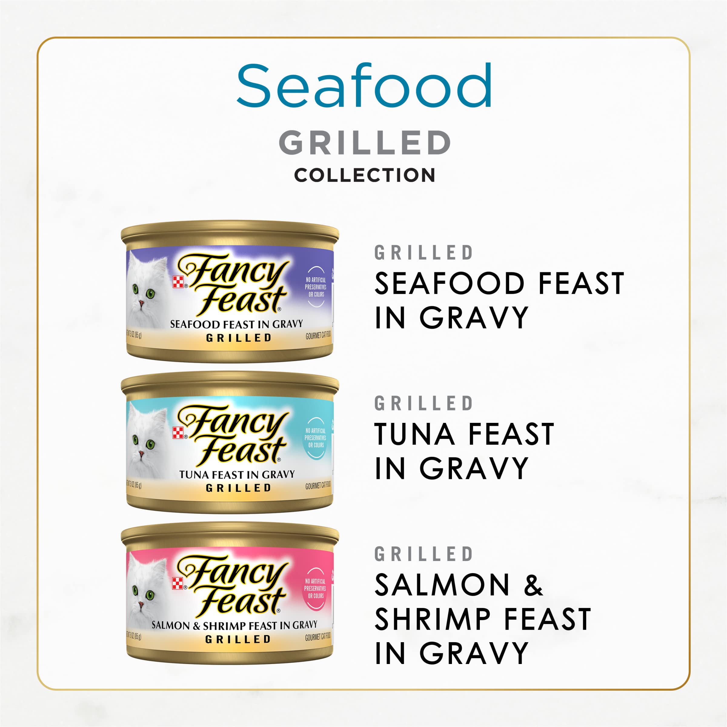 Fancy Feast primer plano de la salsa y textura para apetito aumentado