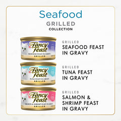 Fancy Feast primer plano de la salsa y textura para apetito aumentado