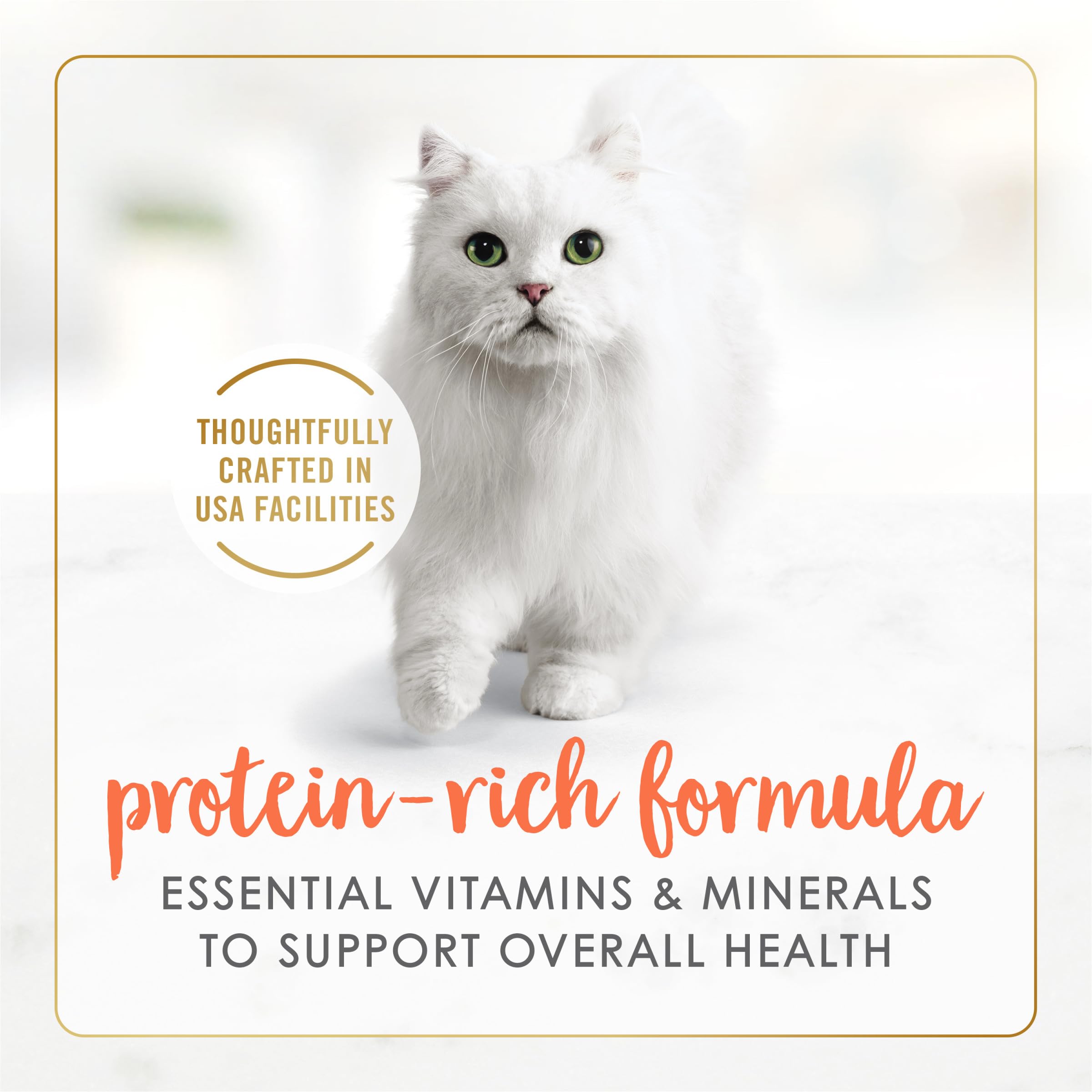 Fancy Feast etiqueta nutricional visible, beneficio: información clara de ingredientes