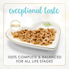 Fancy Feast detalle de la gravy ligera que resalta aroma y sabor para el gato