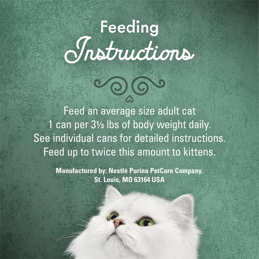 Fancy Feast etiqueta de ingredientes y análisis nutricional claro
