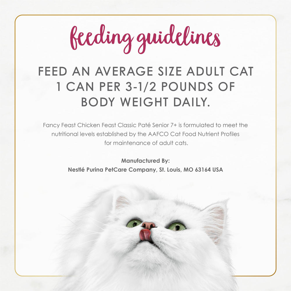 Fancy Feast ingredientes: pollo real destacando calidad proteica