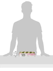 Fancy Feast primer plano del pavo real indicando proteína de calidad