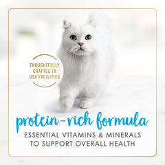 Fancy Feast lata abierta con contenido sabroso que despierta el apetito