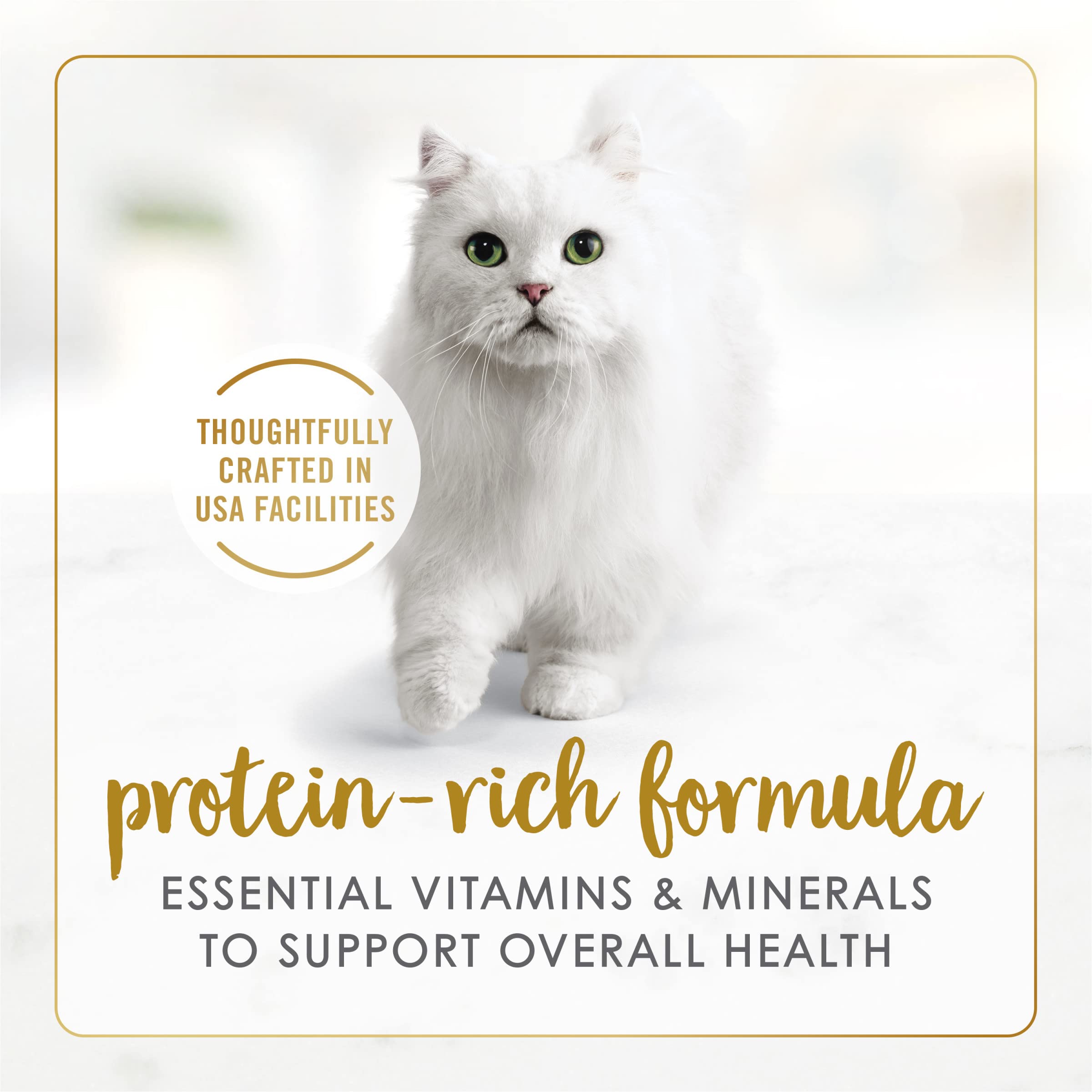Fancy Feast mano sosteniendo una lata para demostrar facilidad de uso