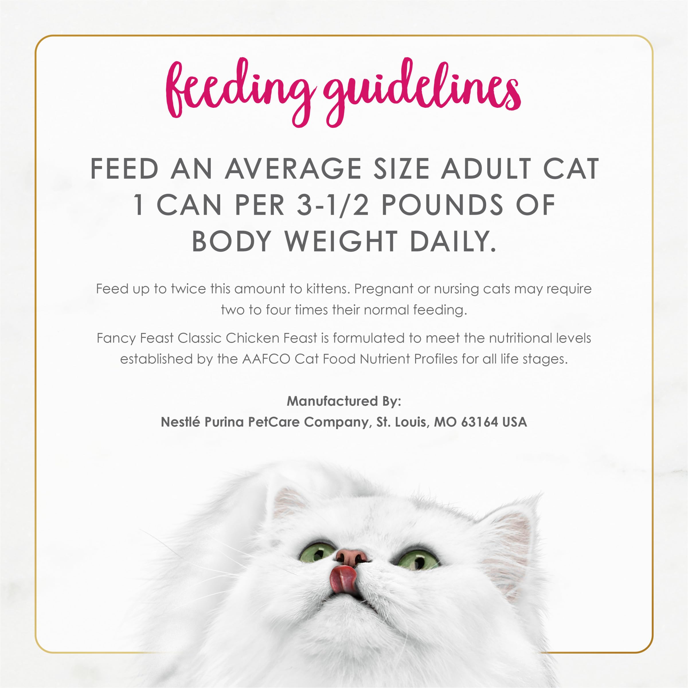 Fancy Feast pack de 24 latas ideal para abastecer hogares