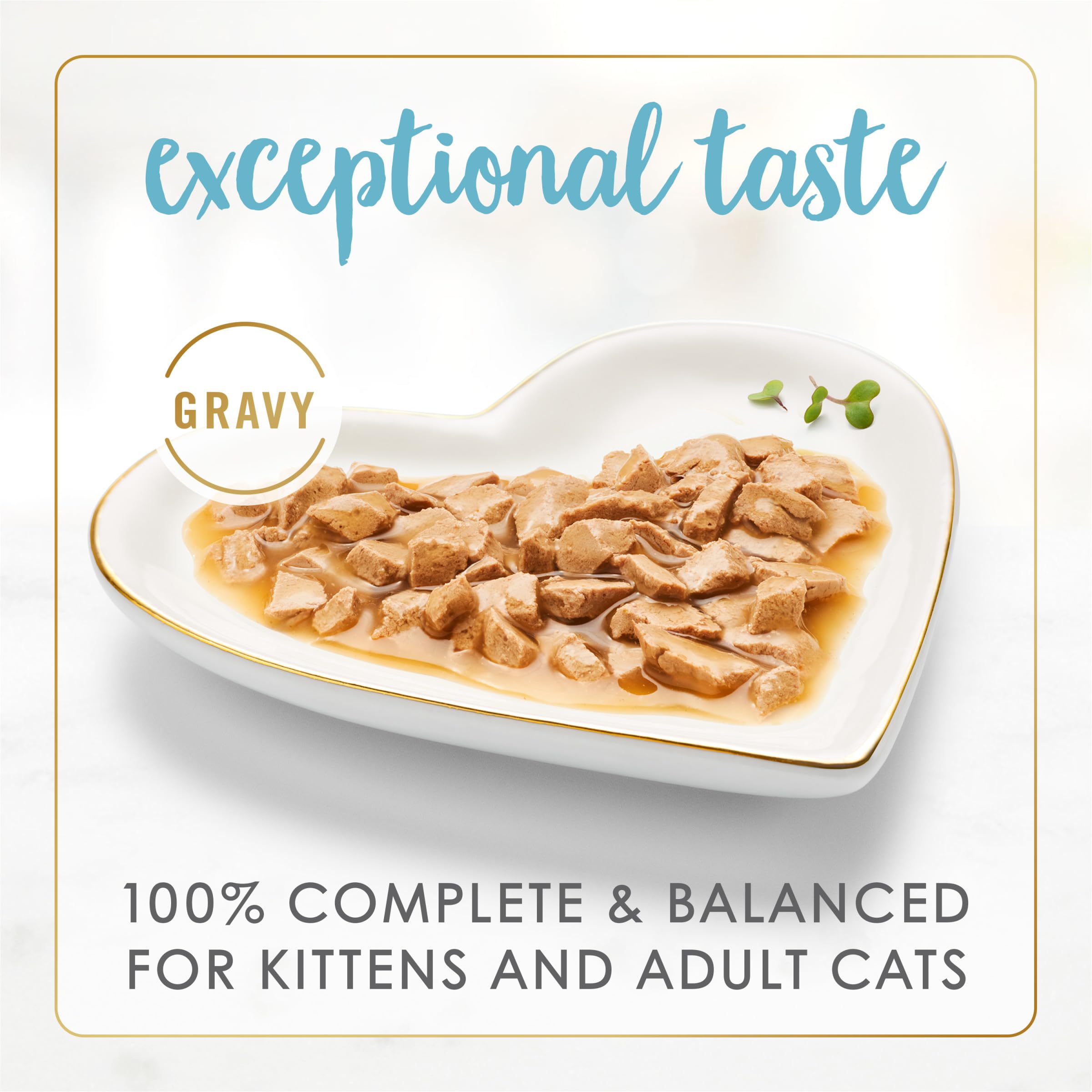 Fancy Feast open can with thick gravy, showing appetizing moisture